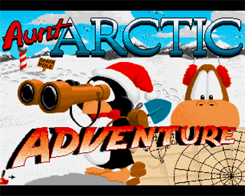 Aunt Arctic Adventure - Screenshot - Game Title Image