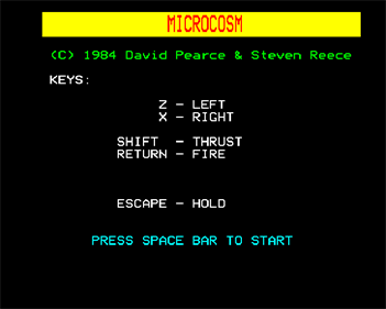Microcosm - Screenshot - Game Select Image