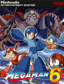 Mega Man 6 - Fanart - Box - Front Image