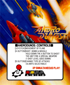 Andro Dunos - Arcade - Controls Information Image