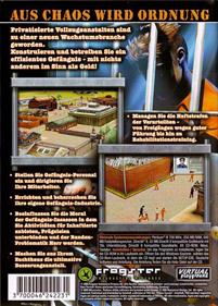 Prison Tycoon  - Box - Back Image