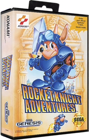 Rocket Knight Adventures - Box - 3D Image