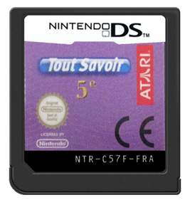 Tout Savoir 5e - Cart - Front Image