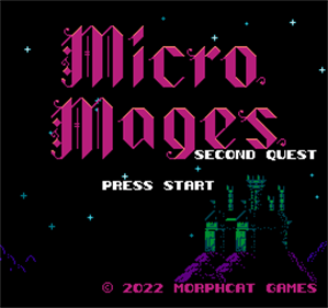 Micro Mages: Second Quest - Screenshot - Game Title Image