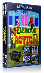 Elevator Action - Box - 3D Image