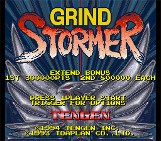 GRIND Stormer - Screenshot - Game Title Image