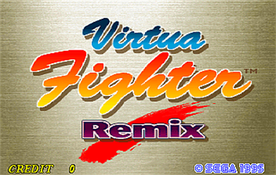 Virtua Fighter Remix - Screenshot - Game Title Image