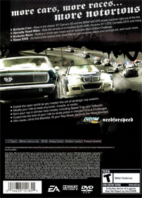 Need for Speed: Most Wanted: Black Edition - Box - Back Image