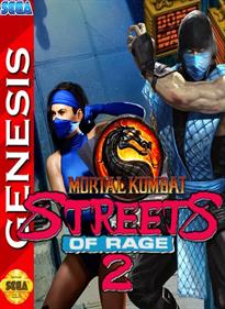 Streets of Rage 2: Mortal Kombat CX - Fanart - Box - Front Image