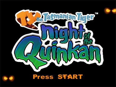 Ty the Tasmanian Tiger 3: Night of the Quinkan - Screenshot - Game Title Image