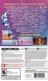 Just Dance 2020 - Box - Back Image