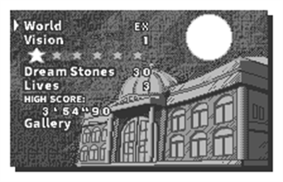 Kaze no Klonoa: Moonlight Museum - Screenshot - Game Select Image