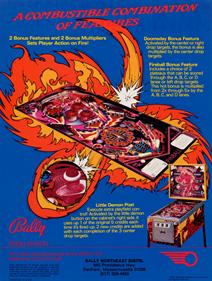 Fireball II - Advertisement Flyer - Back Image