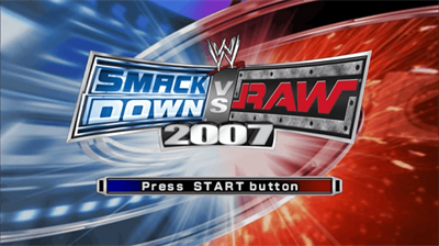 WWE SmackDown vs. Raw 2007 - Screenshot - Game Title Image