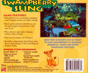 Disney's Hot Shots: Swampberry Sling - Box - Back Image