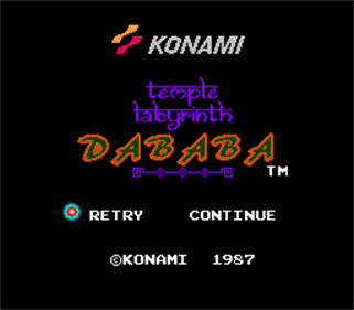 Temple Labyrinth Dababa - Screenshot - Game Title Image