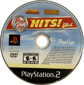 PopCap Hits! Vol. 2 - Disc Image