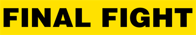 Final Fight - Clear Logo