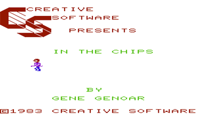 In the Chips - Screenshot - Game Title Image