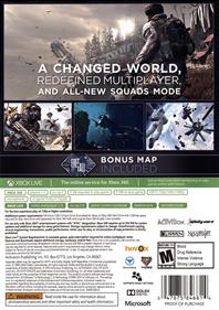 Call of Duty: Ghosts - Box - Back Image