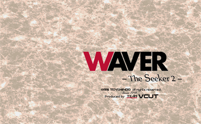 Waver: The Seeker 2 - Screenshot - Game Title Image