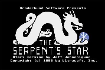 The Serpent's Star - Screenshot - Game Title Image