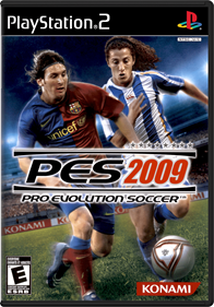 PES 2009: Pro Evolution Soccer - Box - Front - Reconstructed Image