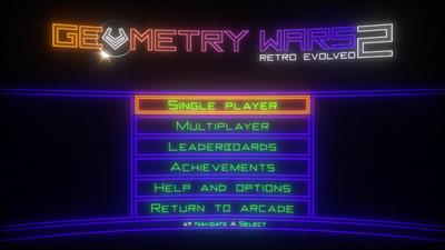 Geometry Wars: Retro Evolved 2 - Screenshot - Game Title Image