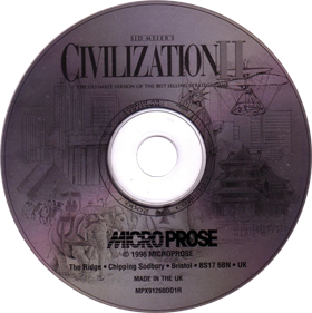 Sid Meier's Civilization II - Disc Image