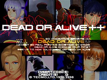Dead or Alive ++ - Screenshot - Game Title Image
