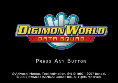 Digimon World: Data Squad - Screenshot - Game Title Image