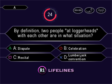 Who Wants to be a Millionaire: 3rd Edition - Screenshot - Gameplay Image