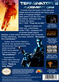 Terminator 2: Judgment Day - Box - Back Image
