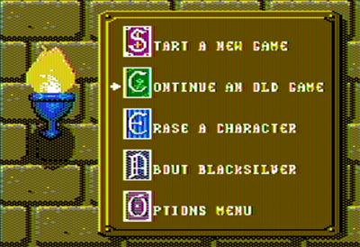 The Legend of Blacksilver - Screenshot - Game Select Image
