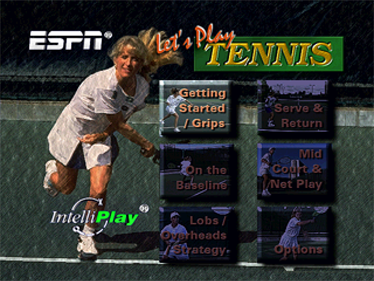 ESPN Let's Play Tennis - Screenshot - Game Select Image