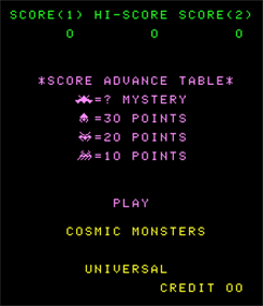 Cosmic Monsters II - Screenshot - Game Title Image