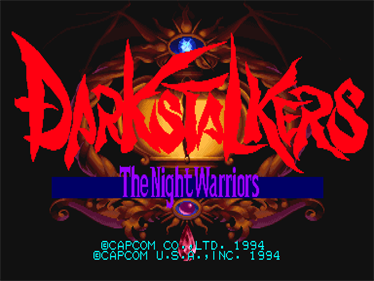 Darkstalkers: The Night Warriors - Screenshot - Game Title Image