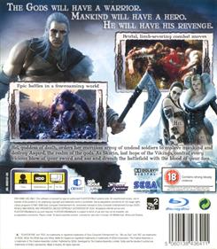 Viking: Battle for Asgard - Box - Back Image