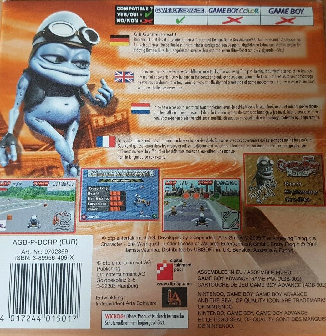 crazy frog racer cover