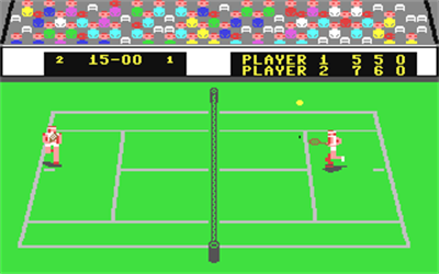 International Tennis (CBM) - Screenshot - Gameplay Image