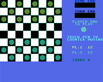 Draughts (Stack Computer Services) - Screenshot - Gameplay Image