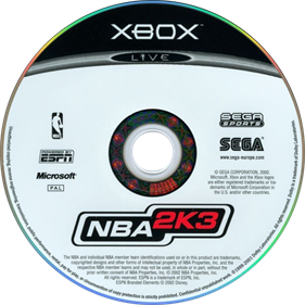 NBA 2K3 - Disc Image