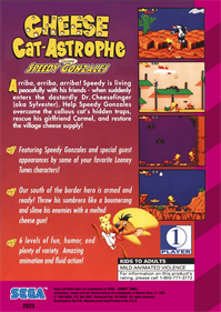 Cheese Cat-Astrophe Starring Speedy Gonzales - Box - Back Image