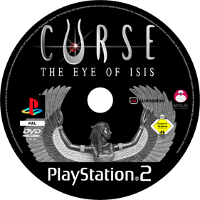 Curse: The Eye of Isis - Fanart - Disc Image