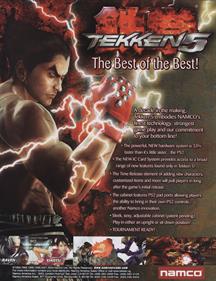 Tekken 5 - Advertisement Flyer - Front Image