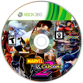 Marvel vs. Capcom 2 - Fanart - Disc Image