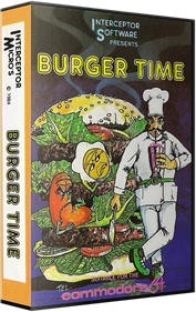 Burger Time - Box - 3D Image