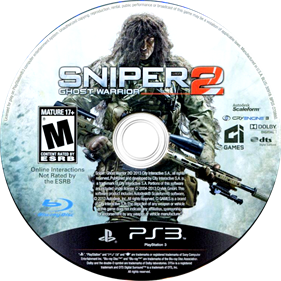 Sniper: Ghost Warrior 2 - Disc Image