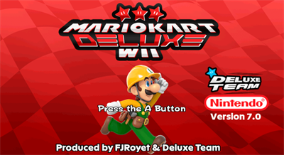 Mario Kart Wii Deluxe: Red Edition - Screenshot - Game Title Image