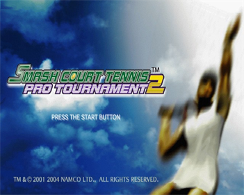 Smash Court Tennis Pro Tournament 2 - Screenshot - Game Title Image